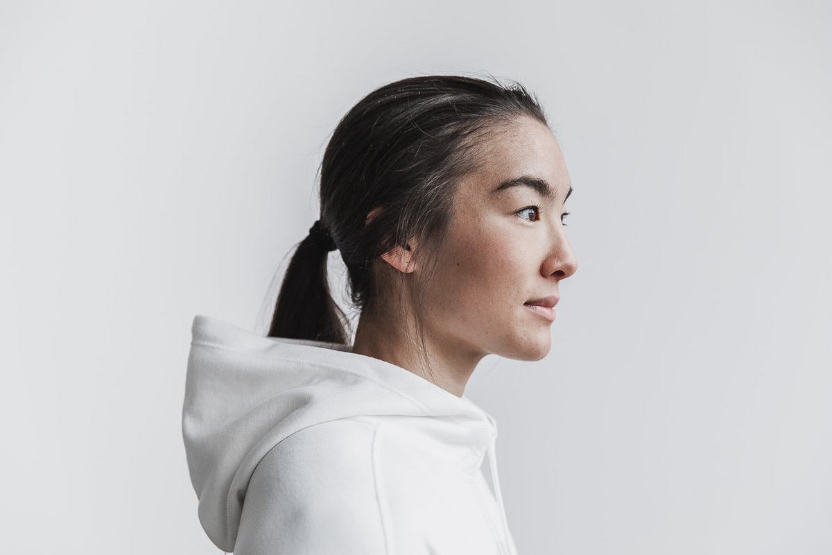 Nobull Wodapalooza Women's Hoodie White | Australia (XV6980)